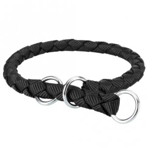 Trixie Cavo Zug-Stopp-Halsband – schwarz 35-41 cm/ø 12 mm